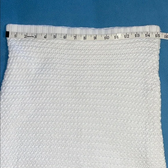 Hollister size XS vintage two-piece white crocheted cotton tank top & skirt - Picture 15 of 15